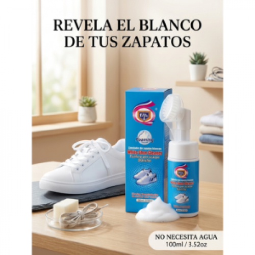 Espuma limpiadora de zapatos 100mL