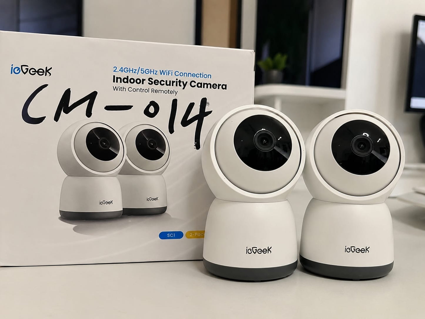 Cámara de Seguridad Interior ioGeek SC1 (Paquete de 2)